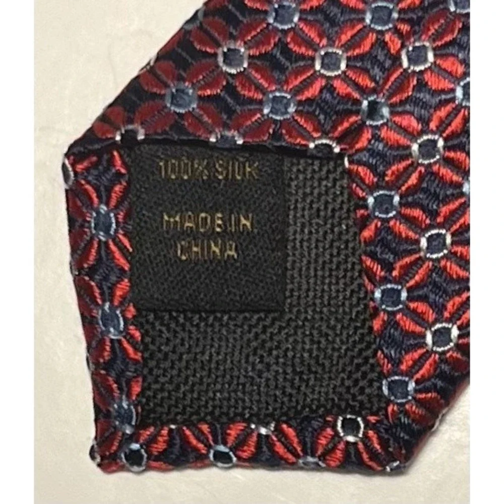 Jos A Bank Reserve Tie‎ Men's Classic Silk Geometric Pattern Neckwear Formal